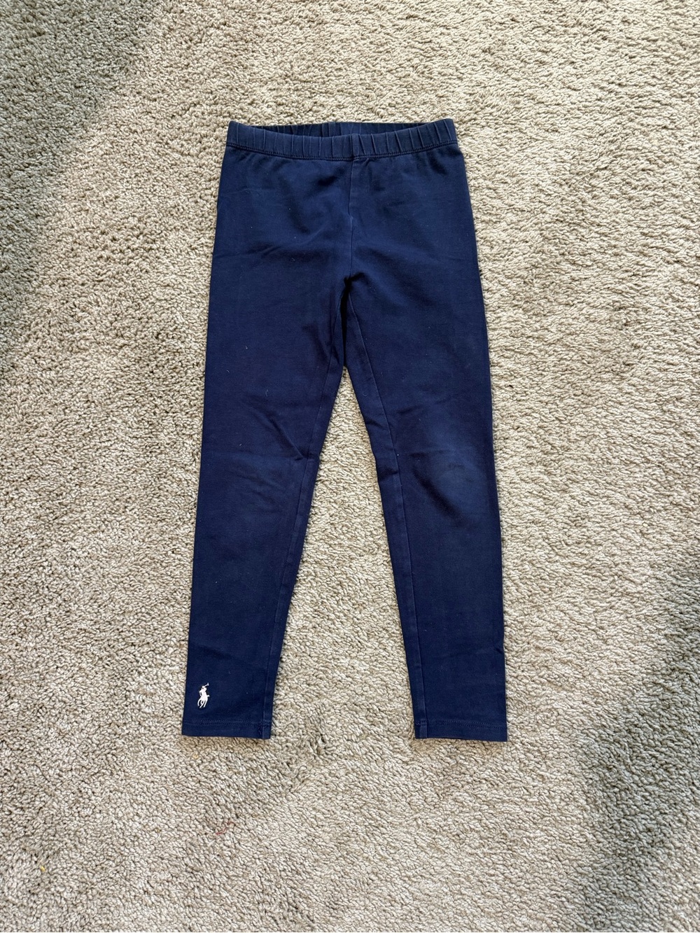 Polo Ralph Lauren Navy Kids Leggings with Pony Logo